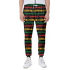 Rastafarian Hemp Pattern Print Scuba Joggers