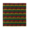 Rastafarian Hemp Pattern Print Silk Bandana