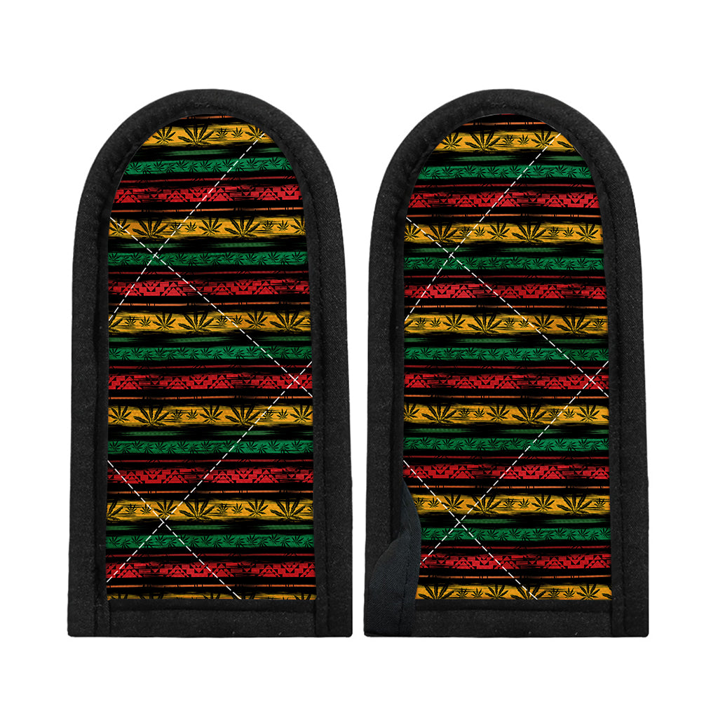 Rastafarian Hemp Pattern Print Skillet Handle Cover