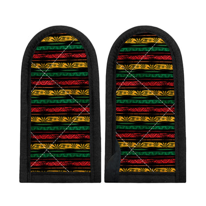 Rastafarian Hemp Pattern Print Skillet Handle Cover