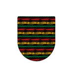 Rastafarian Hemp Pattern Print Toilet Lid Cover
