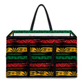 Rastafarian Hemp Pattern Print Utility Tote Bag