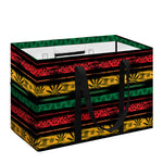 Rastafarian Hemp Pattern Print Utility Tote Bag