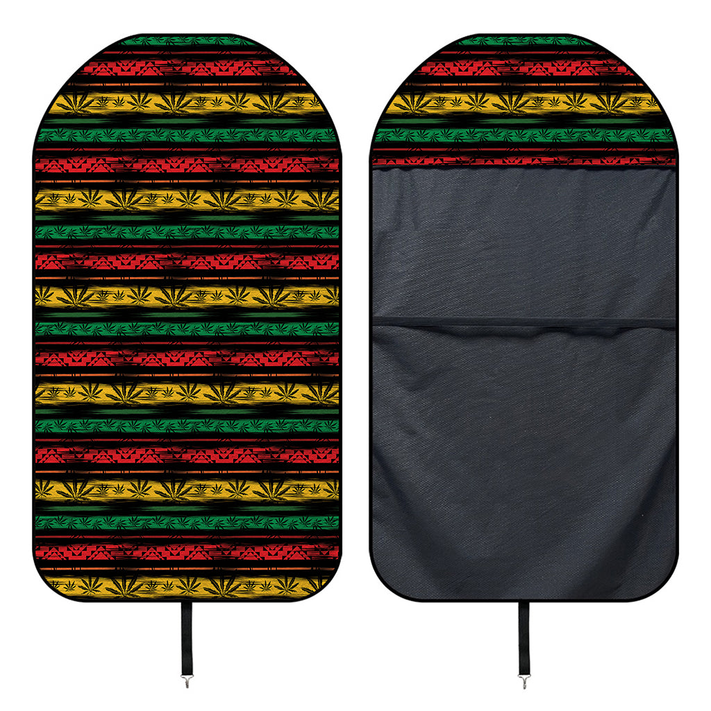 Rastafarian Hemp Pattern Print Waterproof Car Seat Cover