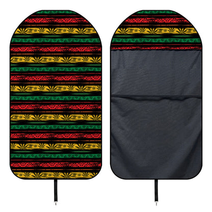 Rastafarian Hemp Pattern Print Waterproof Car Seat Cover