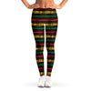 Rastafarian Hemp Pattern Print Women's Leggings