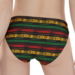 Rastafarian Hemp Pattern Print Women's Panties