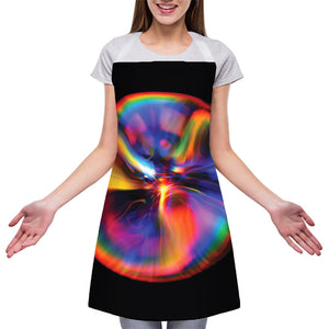 Rave Bubble Print Adjustable Apron