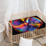 Rave Bubble Print Baby Crib Sheet