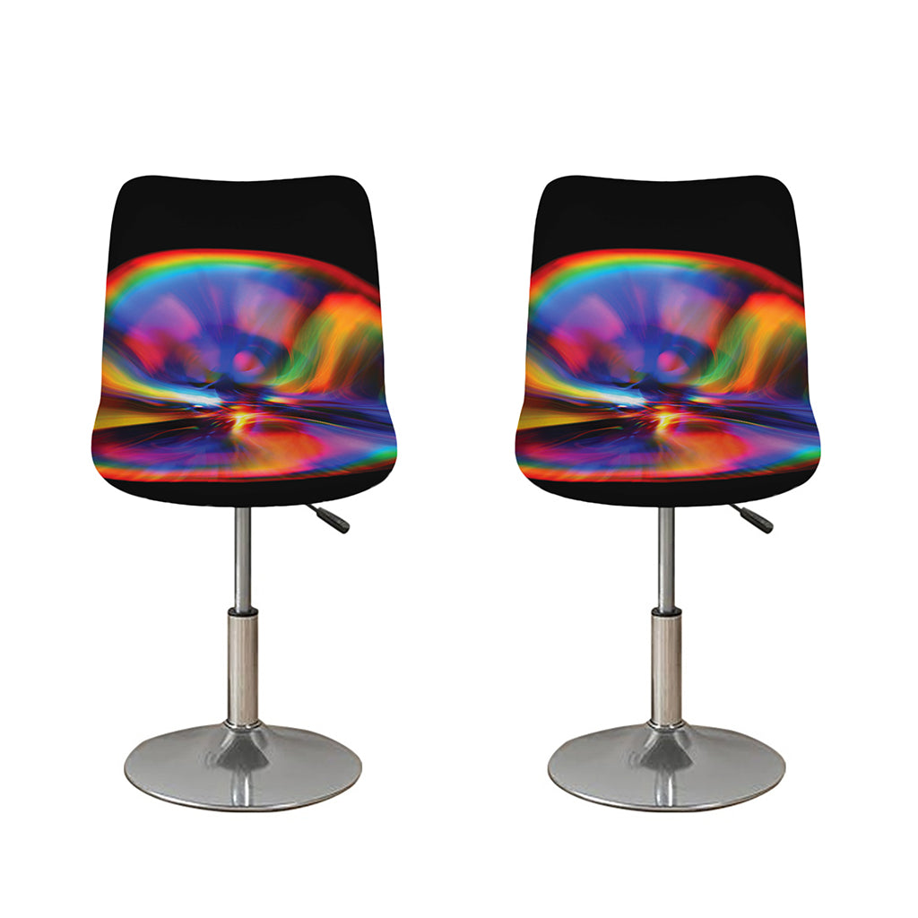 Rave Bubble Print Bar Stool Covers