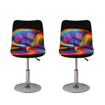 Rave Bubble Print Bar Stool Covers