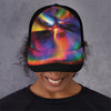 Rave Bubble Print Baseball Cap