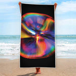 Rave Bubble Print Beach Towel