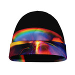Rave Bubble Print Beanie