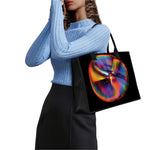 Rave Bubble Print Canvas Tote Bag