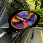 Rave Bubble Print Car Side Mirror Covers