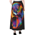 Rave Bubble Print Chiffon Maxi Skirt