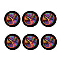 Rave Bubble Print Coaster Set