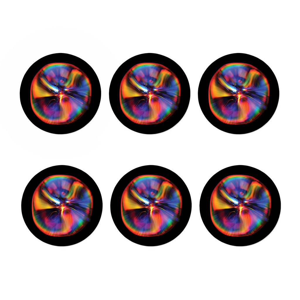 Rave Bubble Print Coaster Set