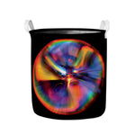Rave Bubble Print Collapsible Laundry Basket