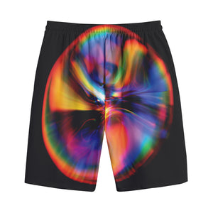 Rave Bubble Print Cotton Shorts