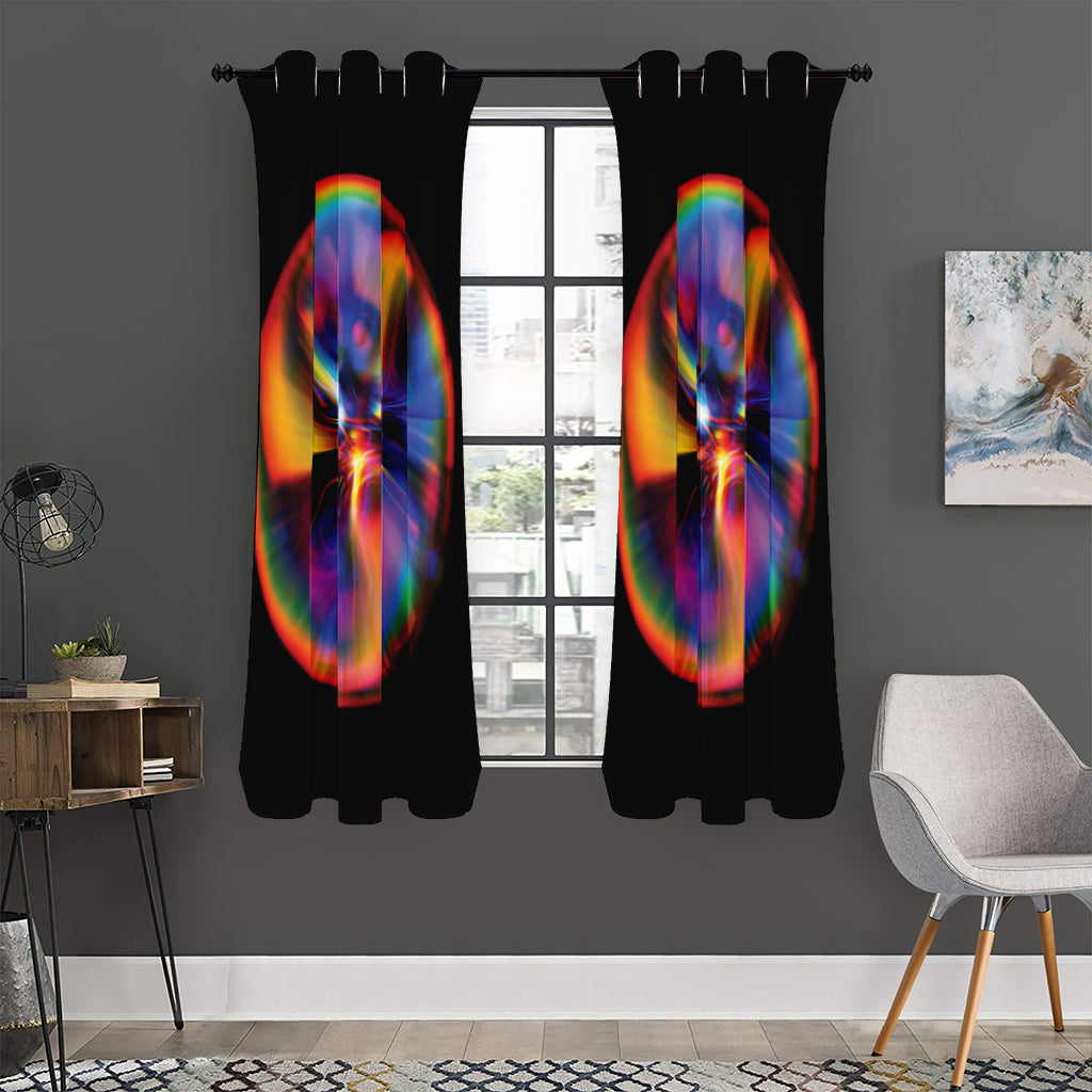 Rave Bubble Print Curtain