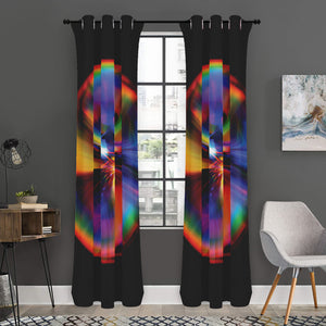 Rave Bubble Print Curtain