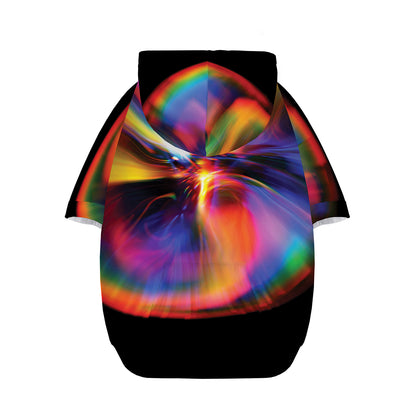 Rave Bubble Print Dog Zip Up Hoodie