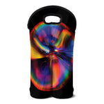 Rave Bubble Print Double Neoprene Wine Tote