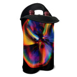 Rave Bubble Print Double Neoprene Wine Tote