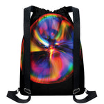 Rave Bubble Print Drawstring Backpack
