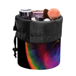 Rave Bubble Print Drawstring Makeup Bag