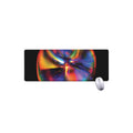 Rave Bubble Print Extended Mouse Pad