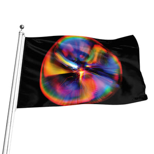 Rave Bubble Print Flag