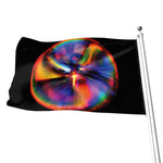 Rave Bubble Print Flag