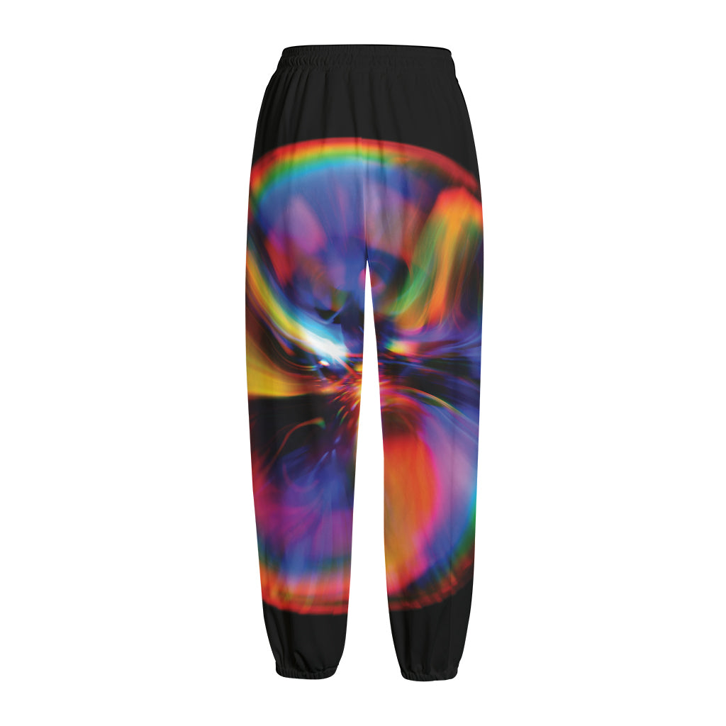 Rave Bubble Print Fleece Lined Knit Pants