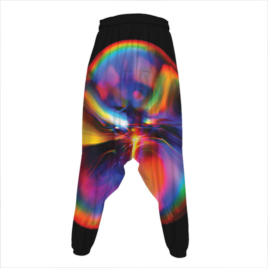Rave Bubble Print Hammer Pants