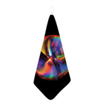 Rave Bubble Print Hand Towel