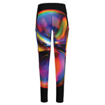 Rave Bubble Print High-Waisted Pocket Leggings