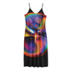 Rave Bubble Print Jersey Midi Cami Dress