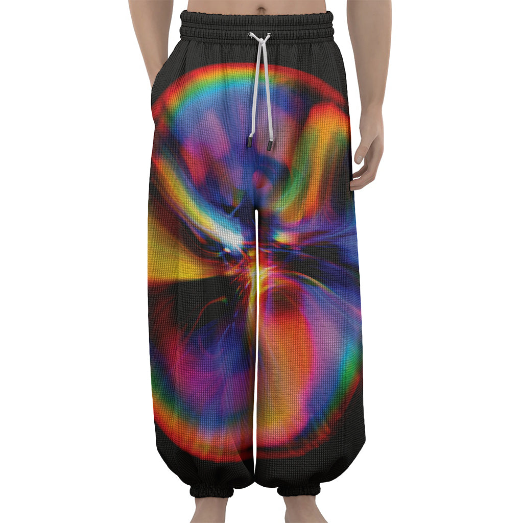 Rave Bubble Print Lantern Pants