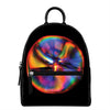 Rave Bubble Print Leather Backpack