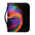 Rave Bubble Print Leather Bible Cover