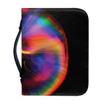 Rave Bubble Print Leather Bible Cover