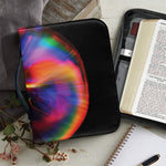 Rave Bubble Print Leather Bible Cover
