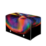 Rave Bubble Print Leather Tissue Box Cover
