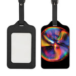 Rave Bubble Print Luggage Tag