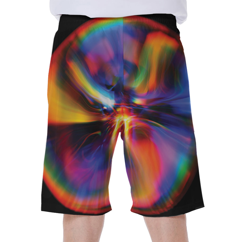 Rave Bubble Print Men's Beach Shorts