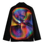 Rave Bubble Print Men's Cotton Blazer