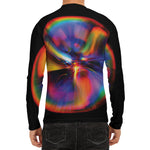 Rave Bubble Print Men's Long Sleeve Rash Guard